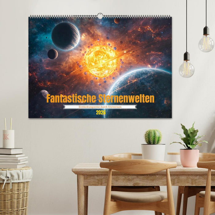 Fantastische Sternenwelten (CALVENDO Wandkalender 2026)