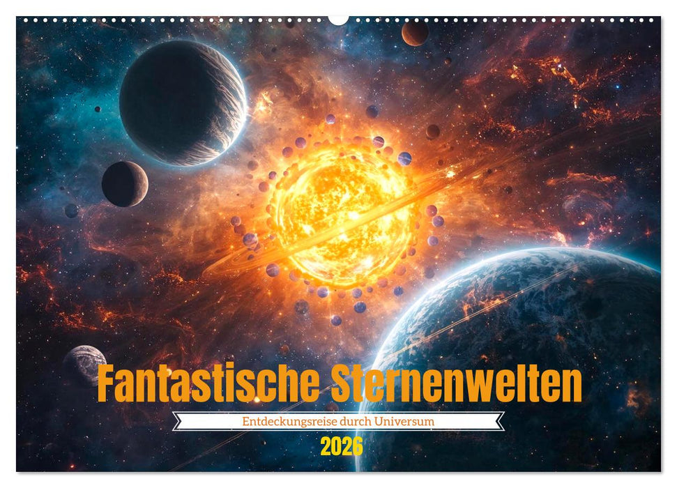 Fantastische Sternenwelten (CALVENDO Wandkalender 2026)
