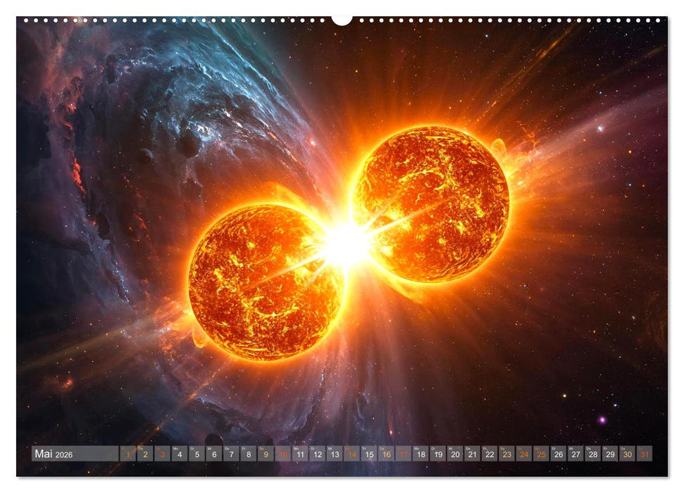 Fantastische Sternenwelten (CALVENDO Wandkalender 2026)