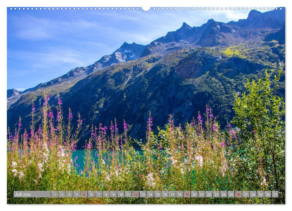 Die Zillertaler Alpen (CALVENDO Premium Wandkalender 2026)