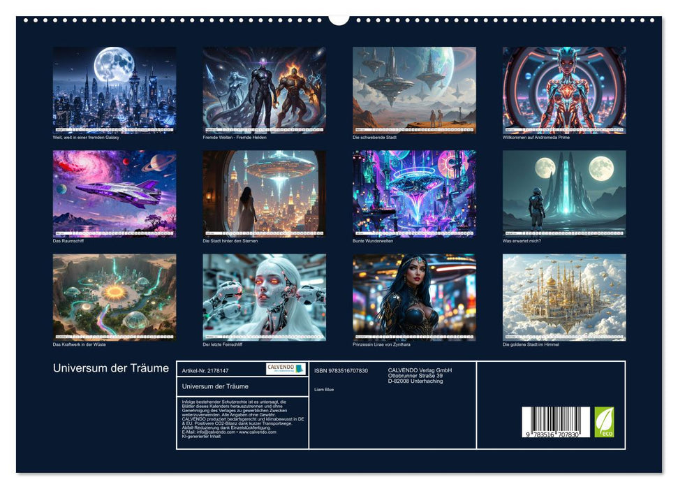 Universum der Träume (CALVENDO Premium Wandkalender 2026)