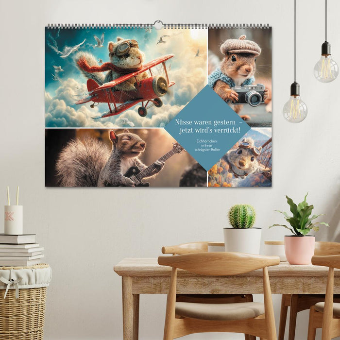 Nüsse waren gestern – jetzt wird’s verrückt! (CALVENDO Wandkalender 2026)