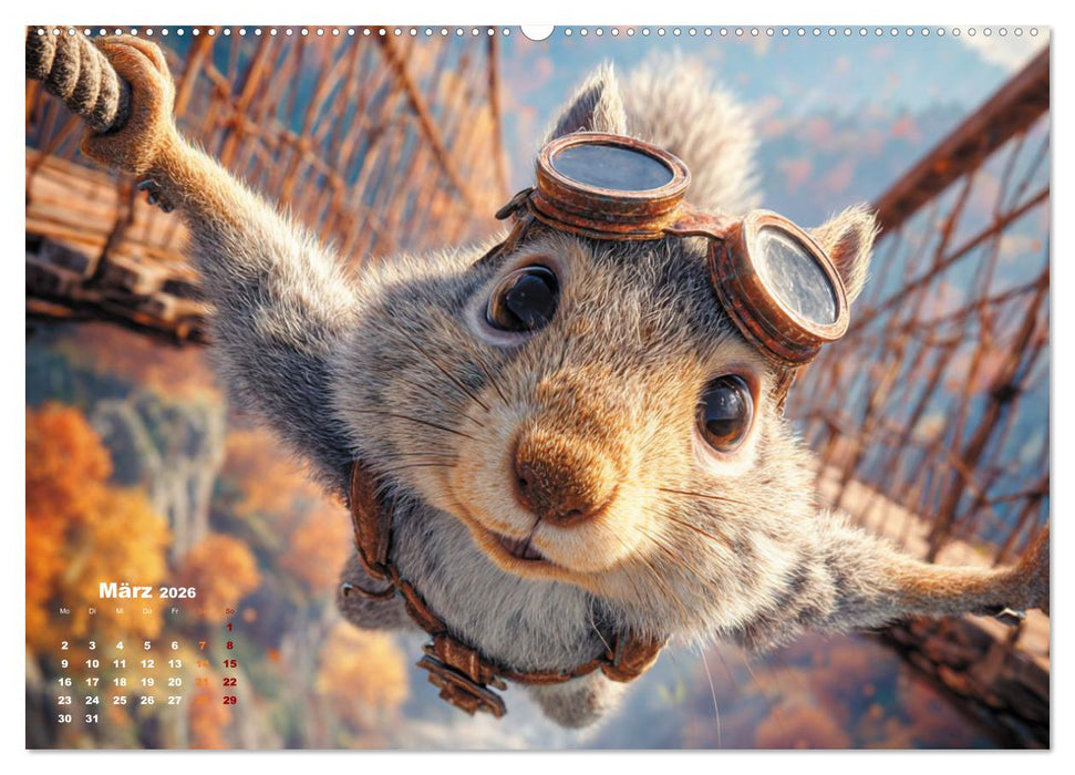 Nüsse waren gestern – jetzt wird’s verrückt! (CALVENDO Wandkalender 2026)