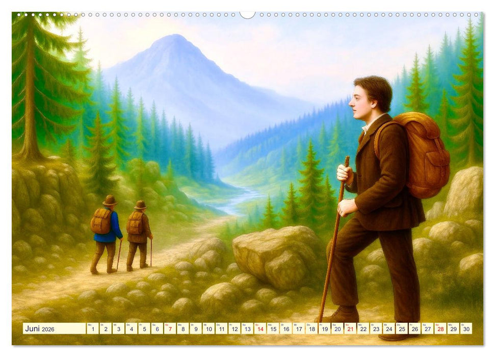 Heinrich Heine. Sein Leben, seine literarischen Werke (CALVENDO Premium Wandkalender 2026)