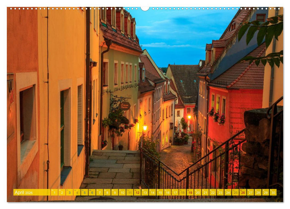 Romantisches Meißen – Die älteste mittelalterliche Stadt Sachsens (CALVENDO Premium Wandkalender 2026)