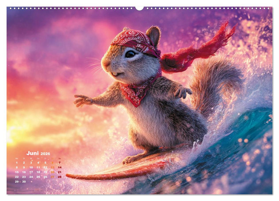 Nüsse waren gestern – jetzt wird’s verrückt! (CALVENDO Premium Wandkalender 2026)