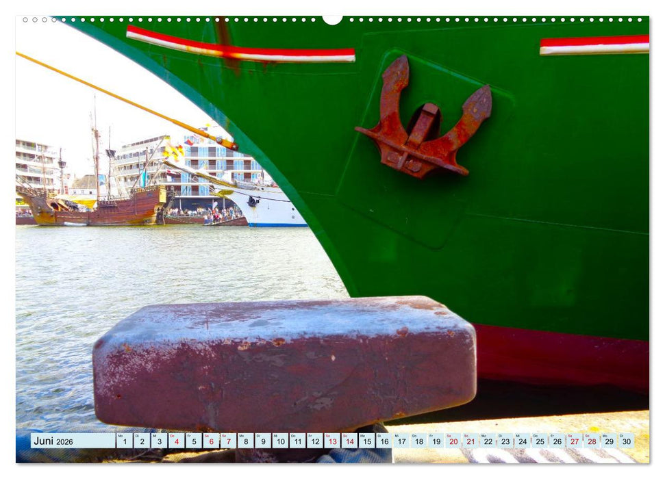 Ein detaillierter Blick auf Segelschiffe (CALVENDO Wandkalender 2026)