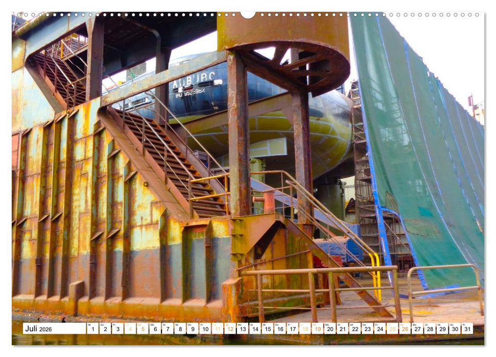 Stahl, Kraft und Eleganz auf hoher See (CALVENDO Premium Wandkalender 2026)