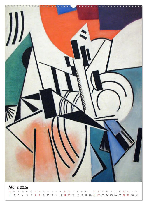 Farben der Avantgarde (CALVENDO Wandkalender 2026)
