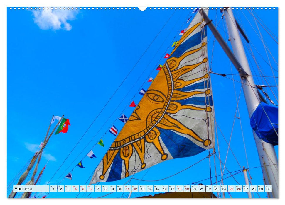Ein detaillierter Blick auf Segelschiffe (CALVENDO Premium Wandkalender 2026)