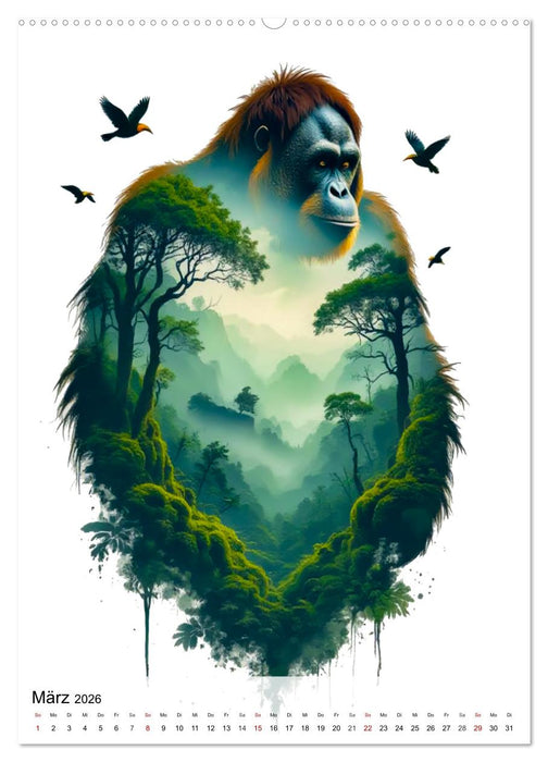 Im Bann der Wildnis (CALVENDO Wandkalender 2026)