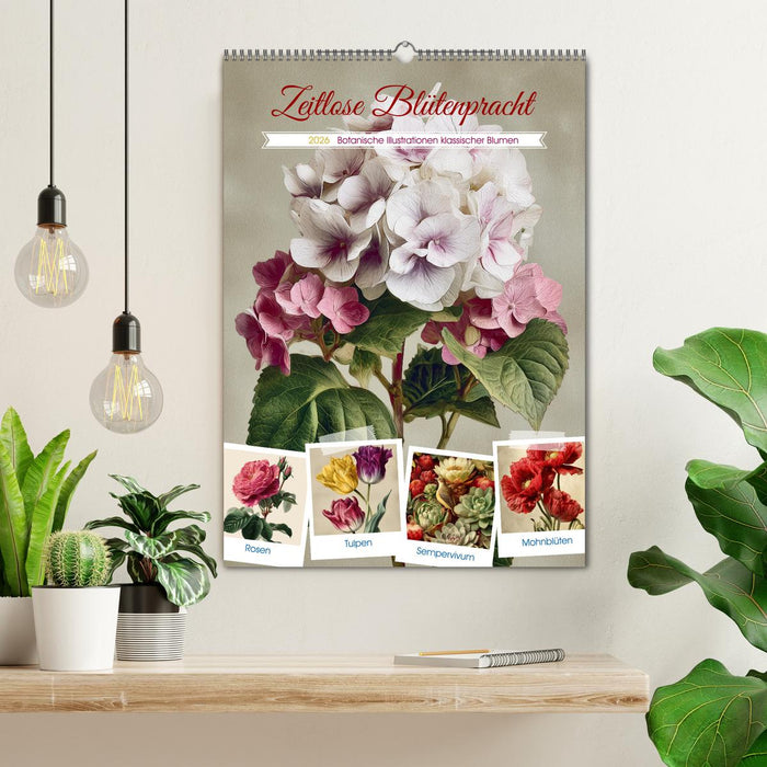 Zeitlose Blütenpracht (CALVENDO Wandkalender 2026)