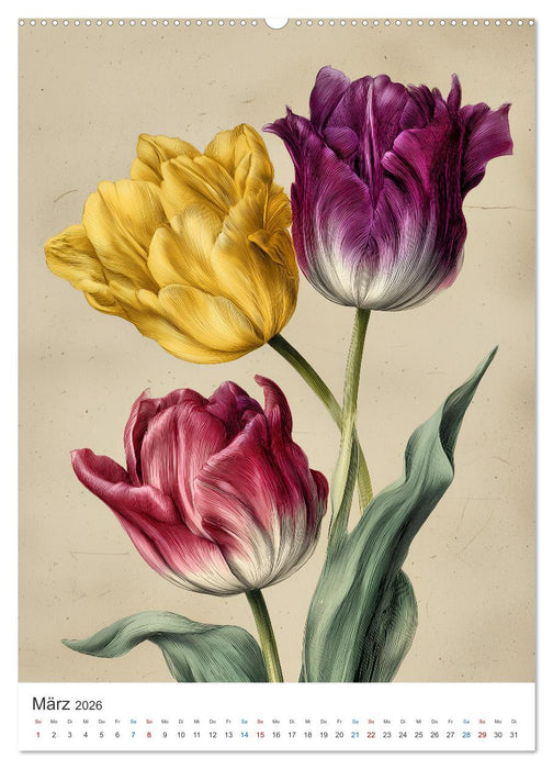 Zeitlose Blütenpracht (CALVENDO Wandkalender 2026)