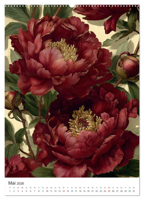 Zeitlose Blütenpracht (CALVENDO Wandkalender 2026)