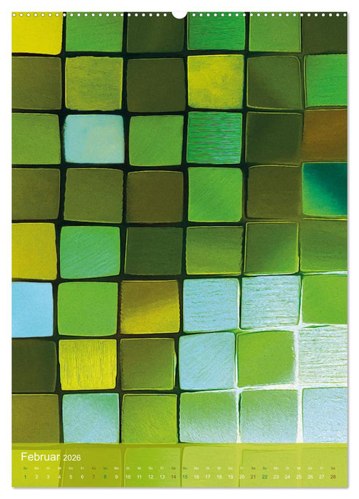MOSAIK-VISIONEN (CALVENDO Premium Wandkalender 2026)