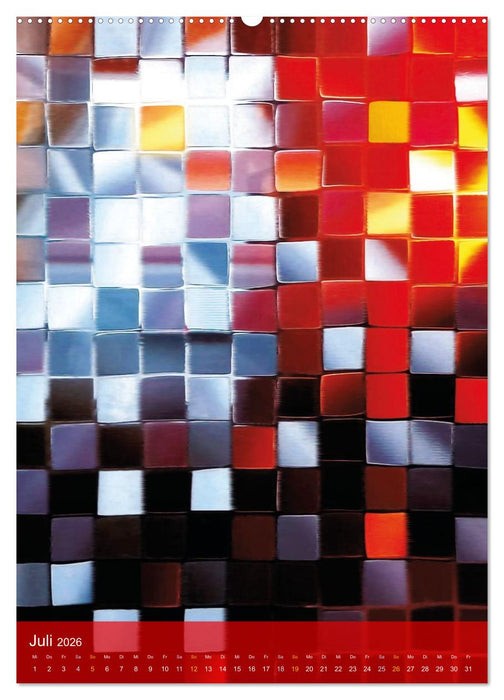 MOSAIK-VISIONEN (CALVENDO Premium Wandkalender 2026)
