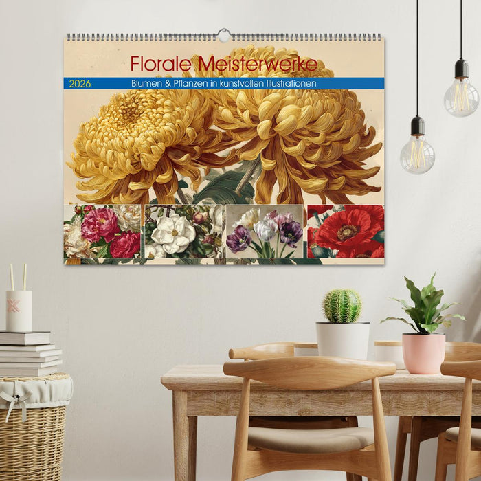 Florale Meisterwerke (CALVENDO Wandkalender 2026)