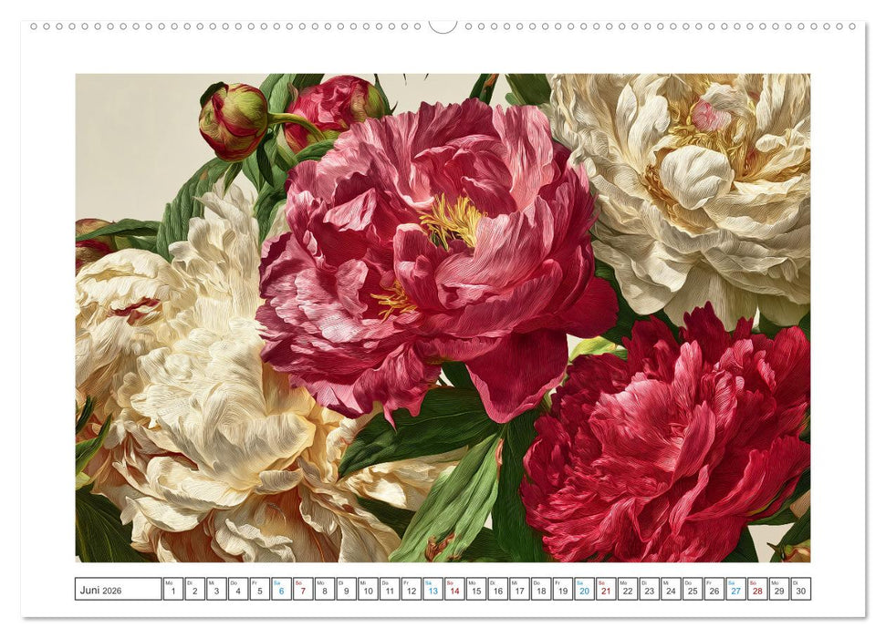 Florale Meisterwerke (CALVENDO Wandkalender 2026)