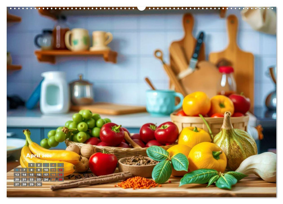 Stillleben aus der Küche (CALVENDO Premium Wandkalender 2026)