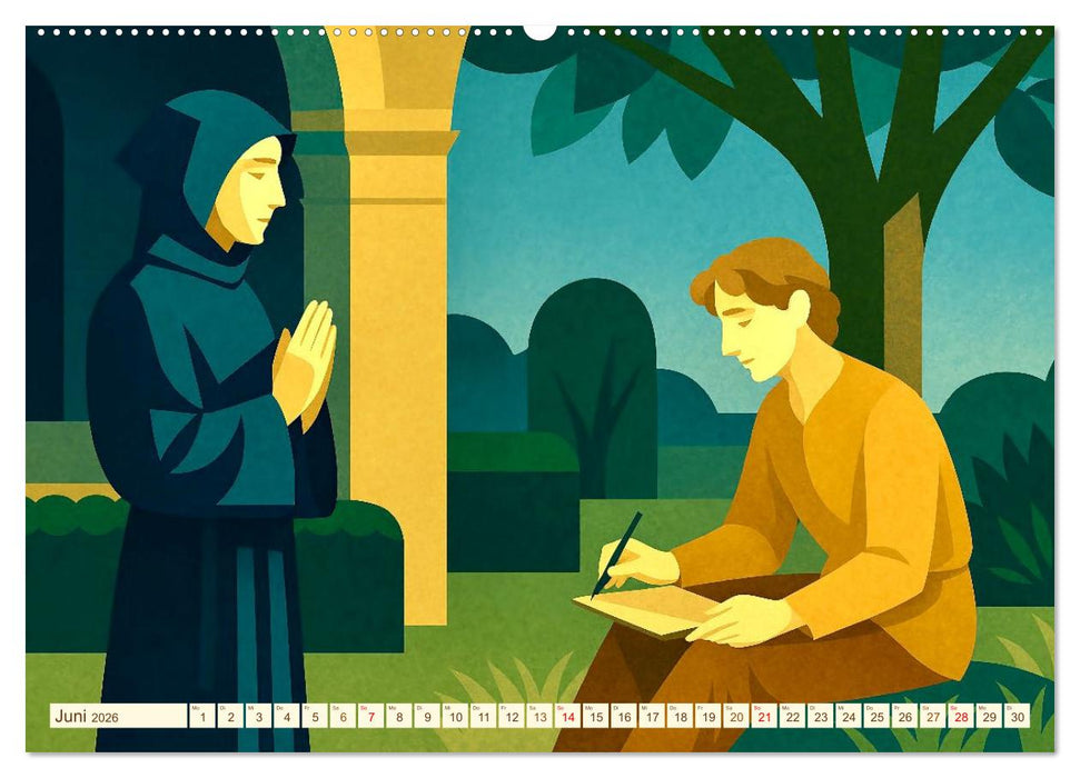 Hermann Hesse. Sein Leben, seine Werke (CALVENDO Wandkalender 2026)