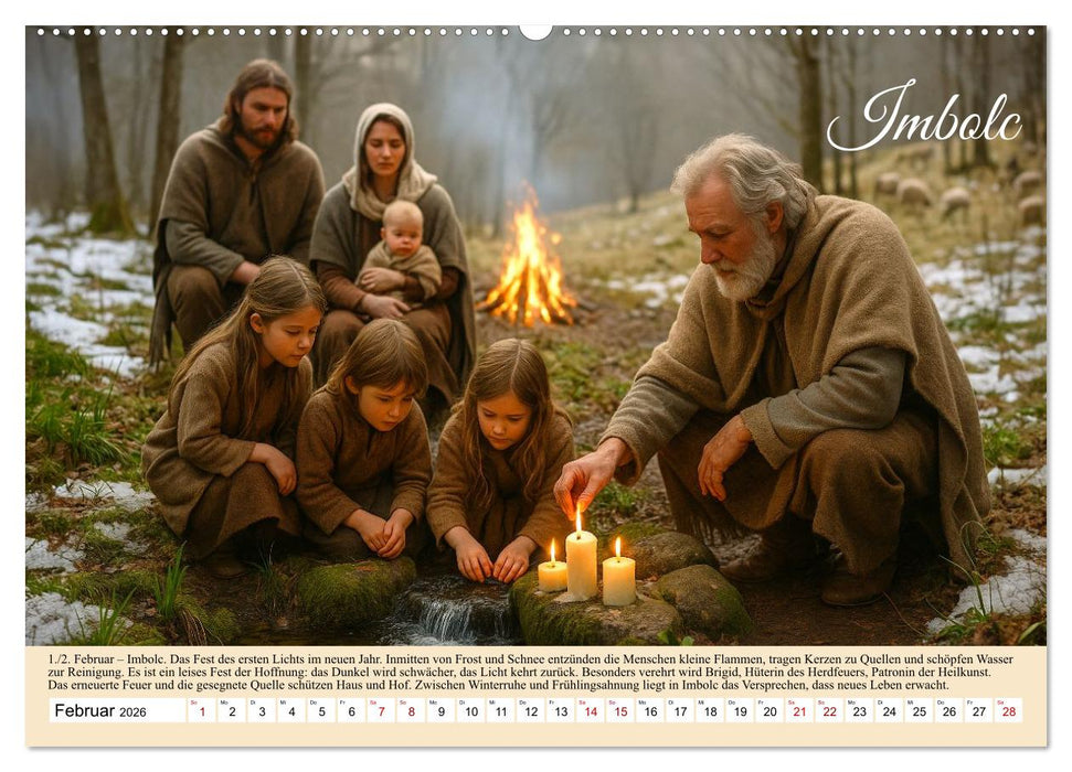 Von Samhain bis Beltane (CALVENDO Wandkalender 2026)