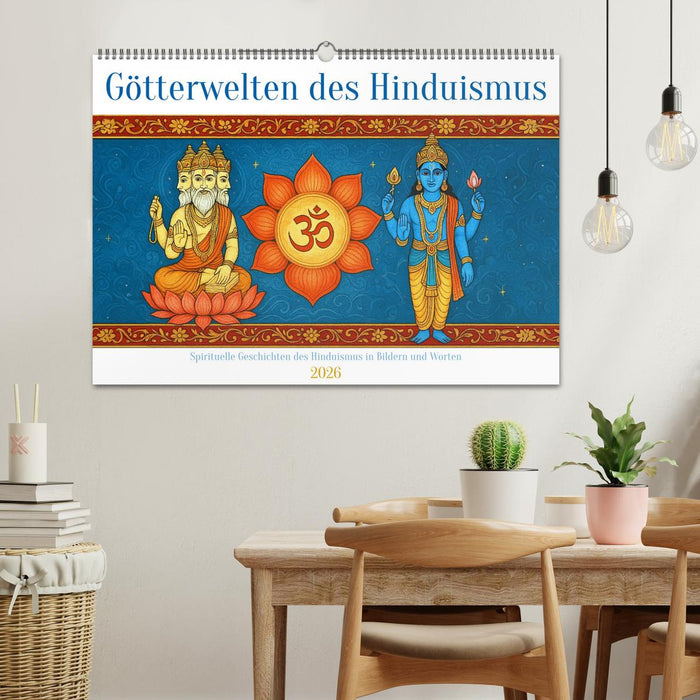 Götterwelten des Hinduismus (CALVENDO Wandkalender 2026)