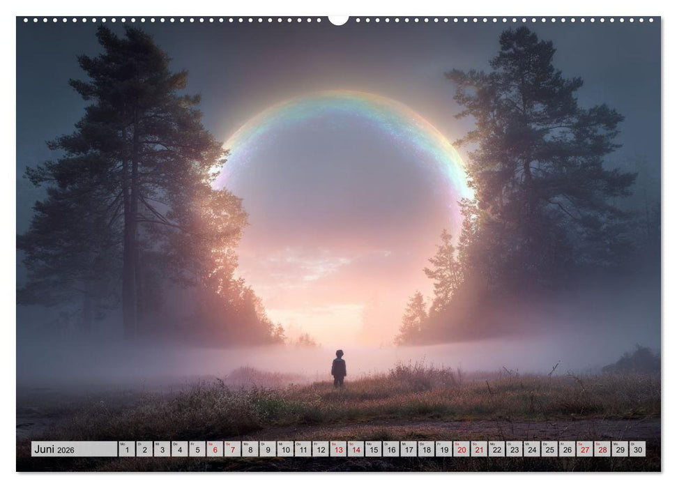 Im Licht der Fantasie (CALVENDO Wandkalender 2026)