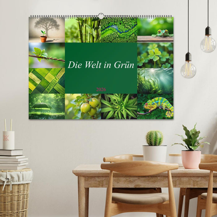 Die Welt in Grün (CALVENDO Wandkalender 2026)
