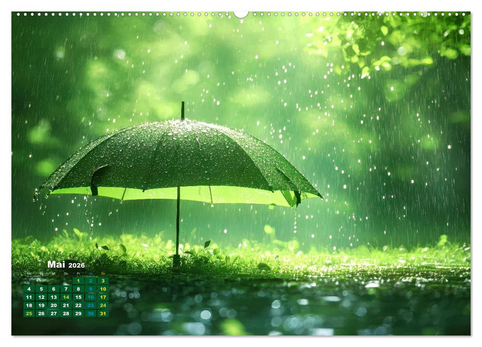 Die Welt in Grün (CALVENDO Wandkalender 2026)