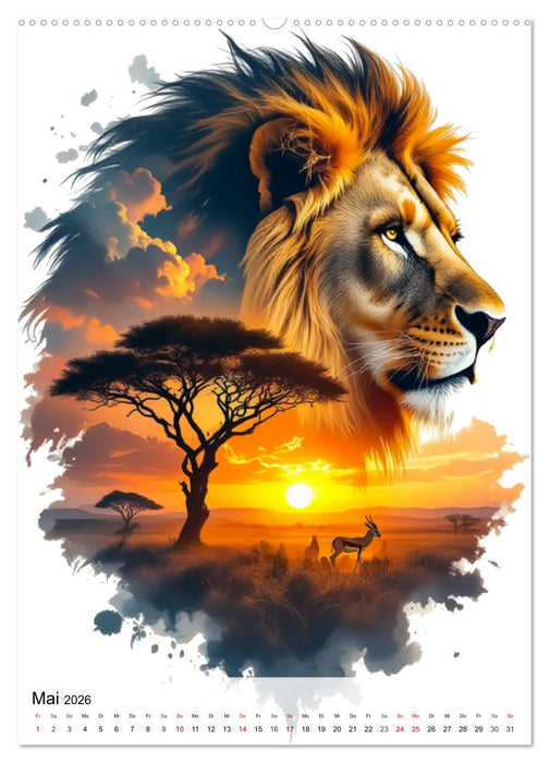 Im Bann der Wildnis (CALVENDO Premium Wandkalender 2026)