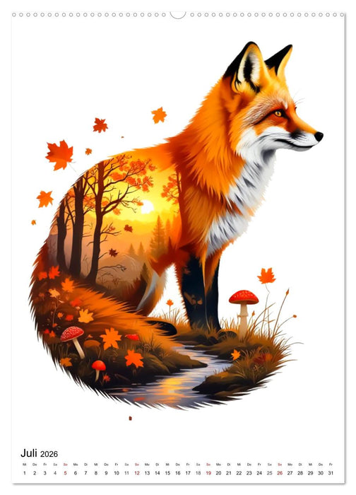 Im Bann der Wildnis (CALVENDO Premium Wandkalender 2026)