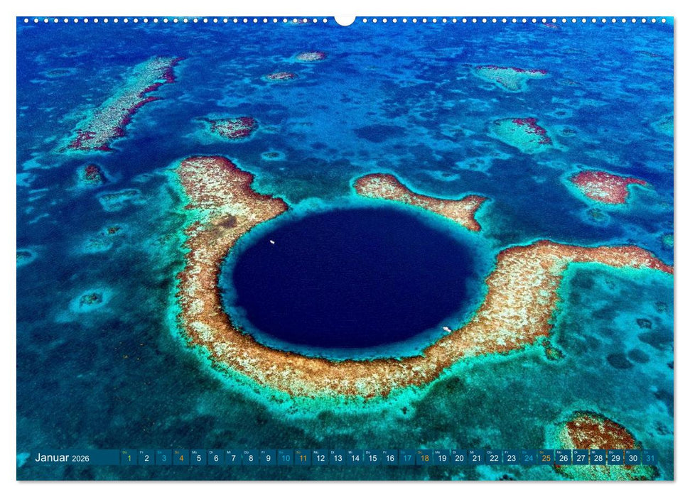 Die Welt in Blau (CALVENDO Wandkalender 2026)