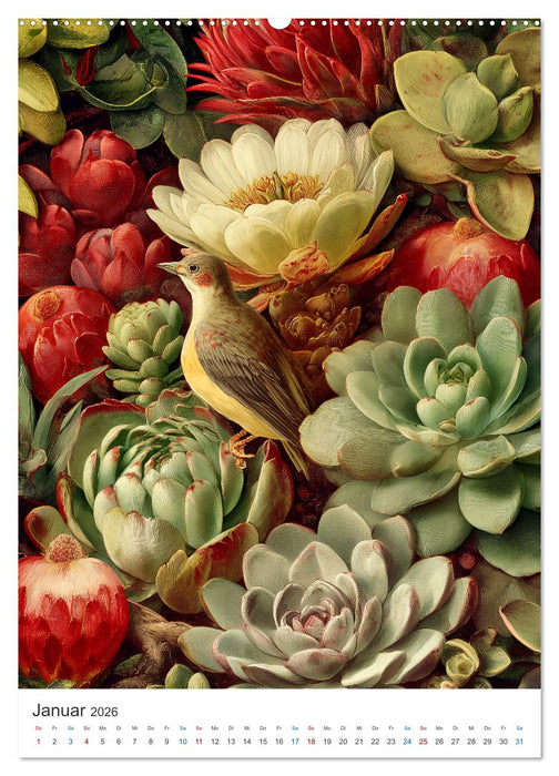 Zeitlose Blütenpracht (CALVENDO Premium Wandkalender 2026)