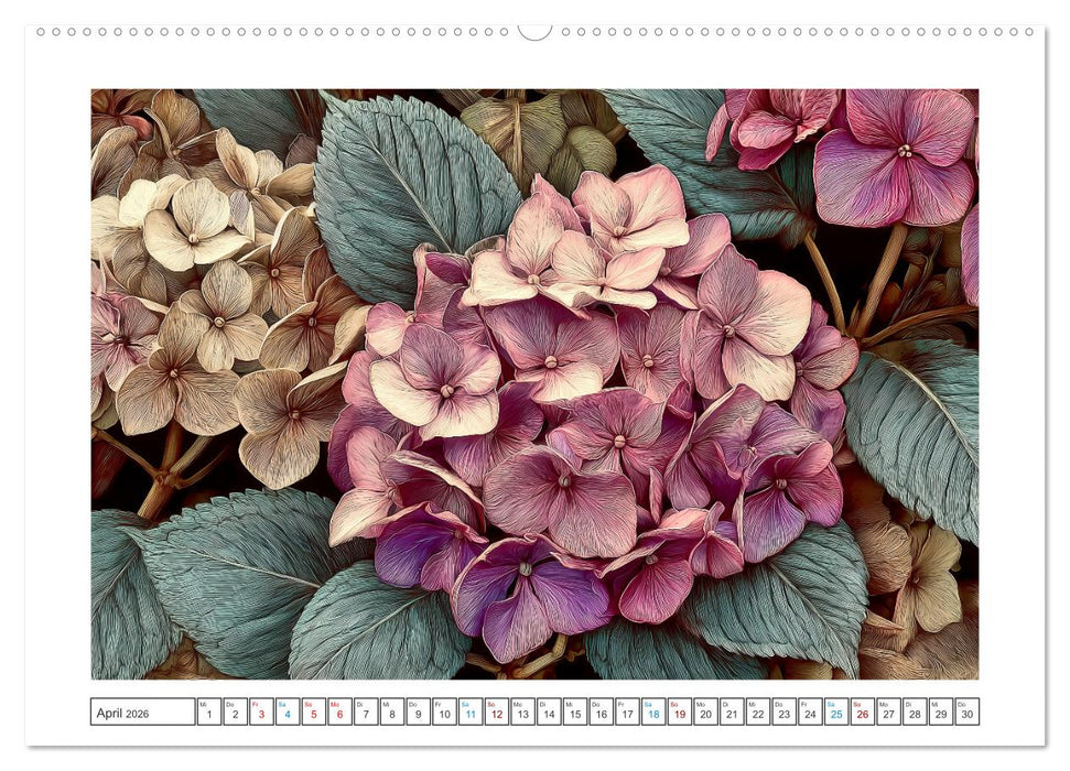 Florale Meisterwerke (CALVENDO Premium Wandkalender 2026)