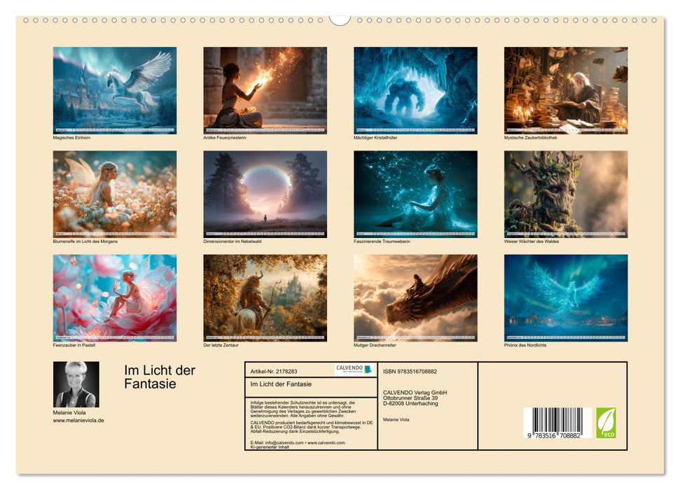 Im Licht der Fantasie (CALVENDO Premium Wandkalender 2026)