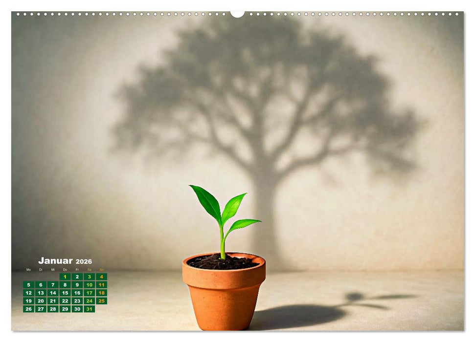 Die Welt in Grün (CALVENDO Premium Wandkalender 2026)