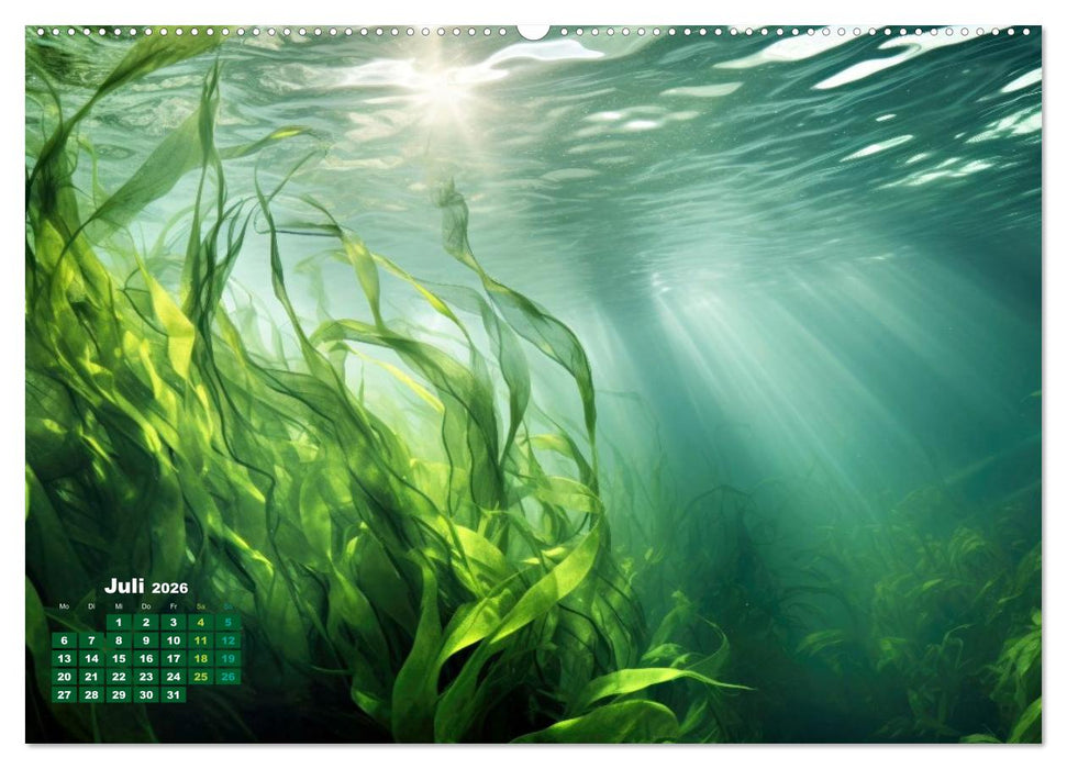 Die Welt in Grün (CALVENDO Premium Wandkalender 2026)