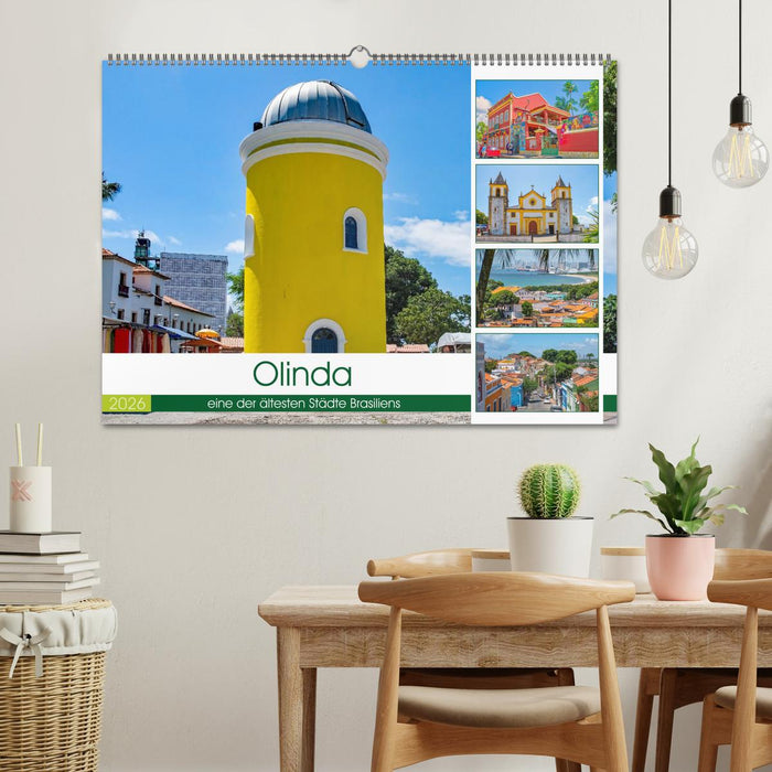 Olinda - eine der ältesten StädteRecifes (CALVENDO Wandkalender 2026)