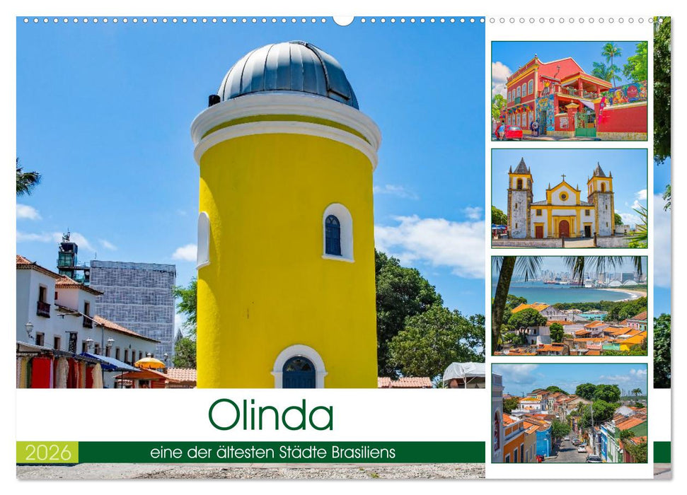 Olinda - eine der ältesten StädteRecifes (CALVENDO Wandkalender 2026)
