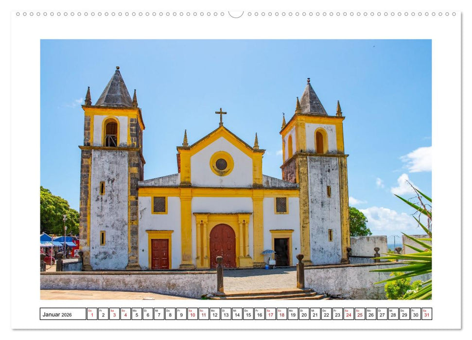 Olinda - eine der ältesten StädteRecifes (CALVENDO Wandkalender 2026)