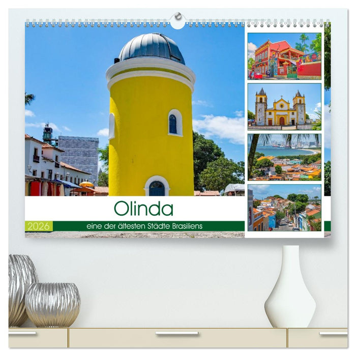 Olinda - eine der ältesten StädteRecifes (CALVENDO Premium Wandkalender 2026)
