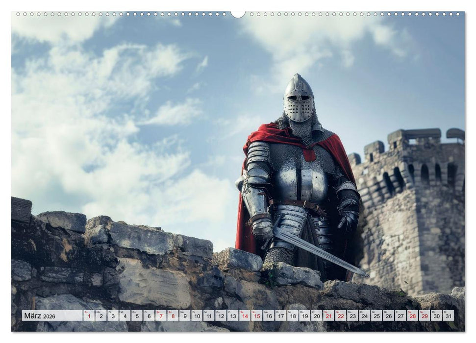 Ritter - Legenden aus Stahl und Ehre (CALVENDO Wandkalender 2026)