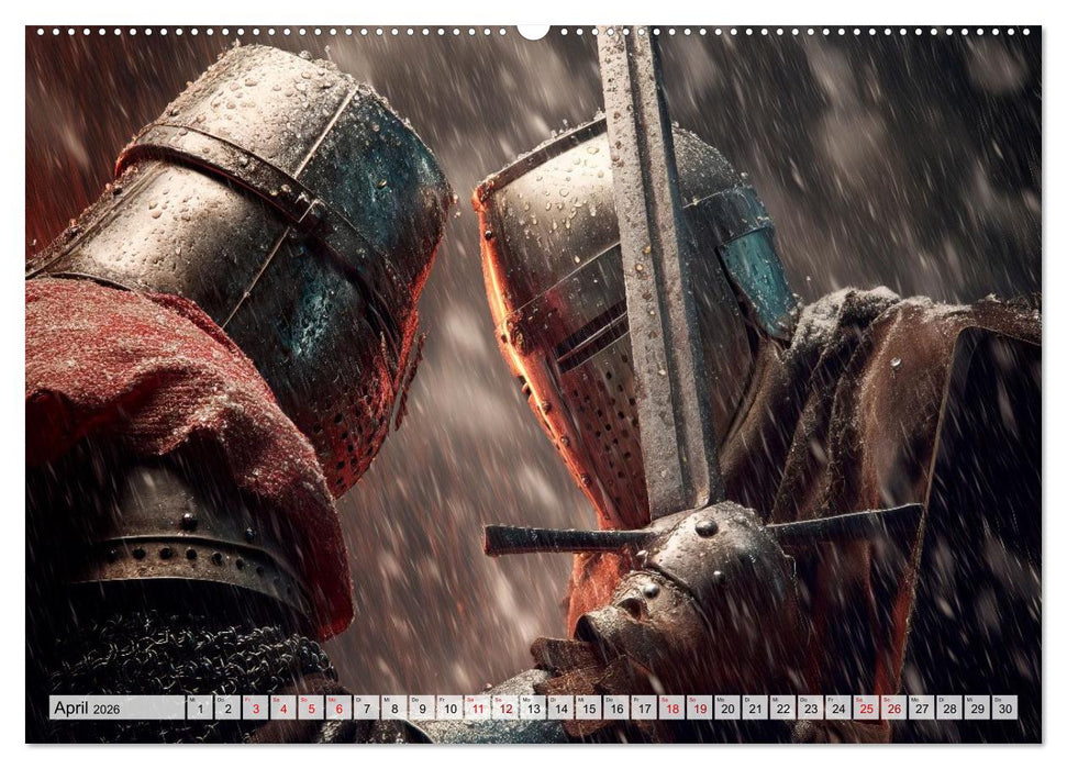 Ritter - Legenden aus Stahl und Ehre (CALVENDO Wandkalender 2026)