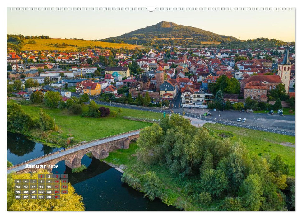 Die Werra in Hessen (CALVENDO Wandkalender 2026)