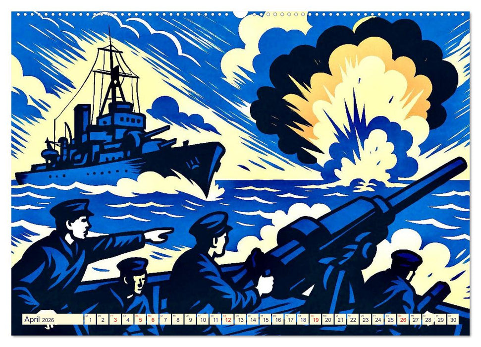 Das Meer in der Weltliteratur (CALVENDO Wandkalender 2026)