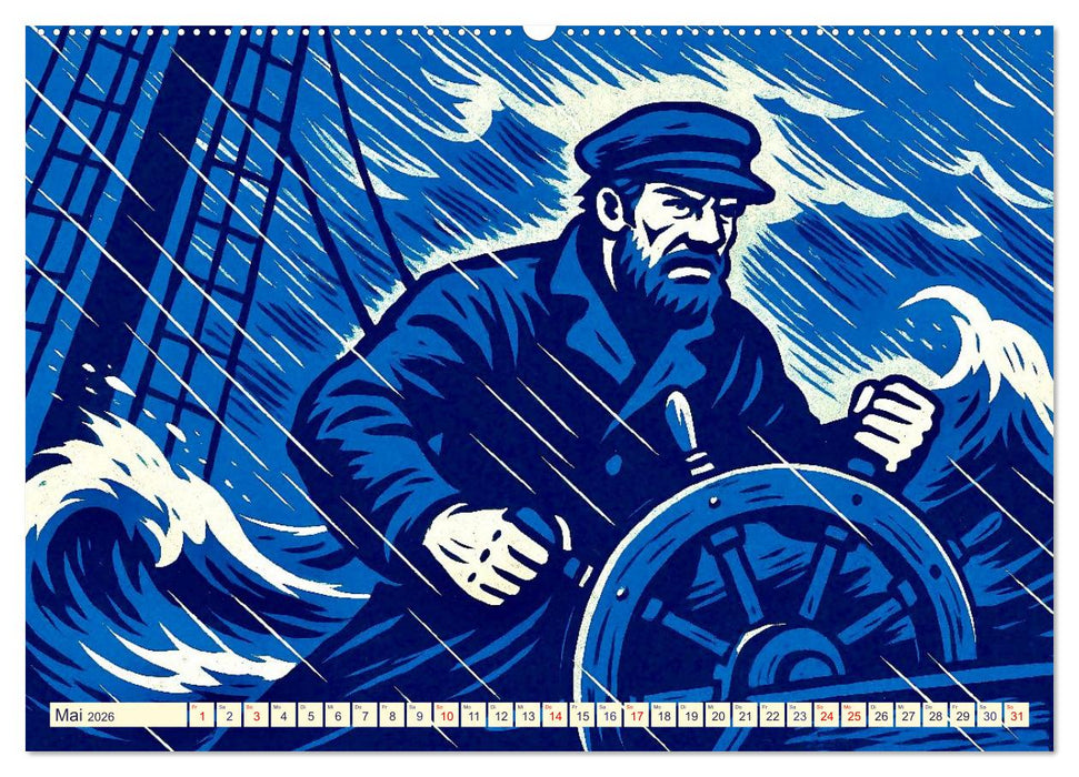 Das Meer in der Weltliteratur (CALVENDO Wandkalender 2026)