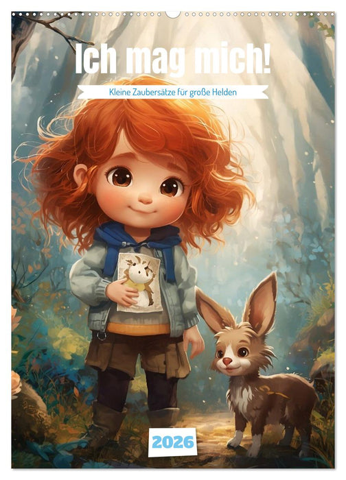 Ich mag mich! Kleine Zaubersätze für große Helden (CALVENDO Wandkalender 2026)