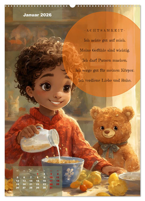 Ich mag mich! Kleine Zaubersätze für große Helden (CALVENDO Wandkalender 2026)