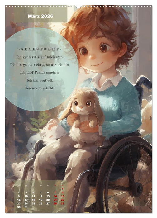Ich mag mich! Kleine Zaubersätze für große Helden (CALVENDO Wandkalender 2026)