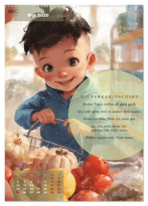 Ich mag mich! Kleine Zaubersätze für große Helden (CALVENDO Wandkalender 2026)